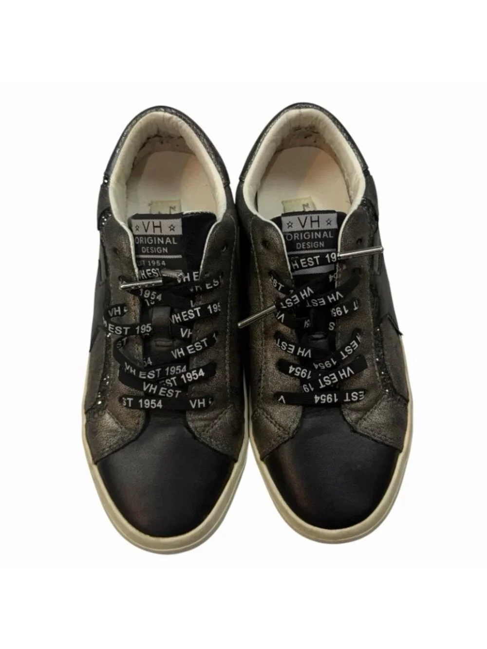 Vintage Havana Sneakers Size 7 Distressed Retro Trainers Shoes Sparkle